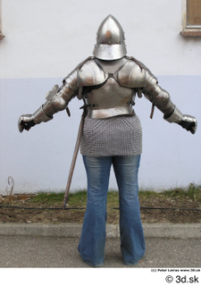Photos Medieval Knight in plate armor 20 a poses knight…